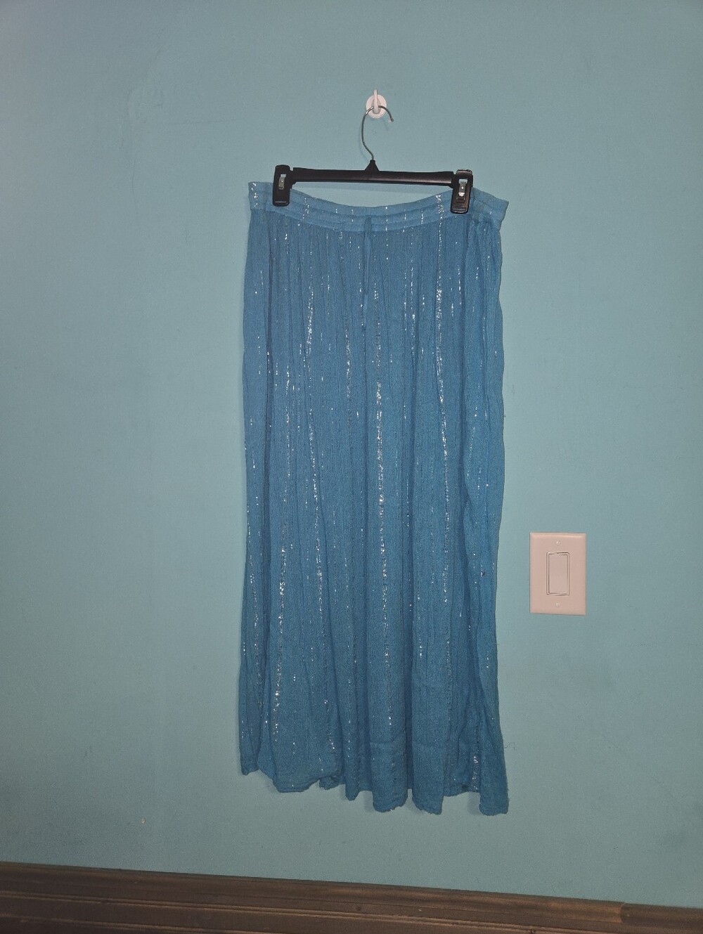 Beautiful Turquoise Maxi Skirt
